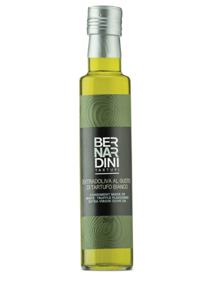 Olio al tartufo bianco in bottiglia 250 ml, 31,36 €, Bernardini Tartufi, Acqualagna