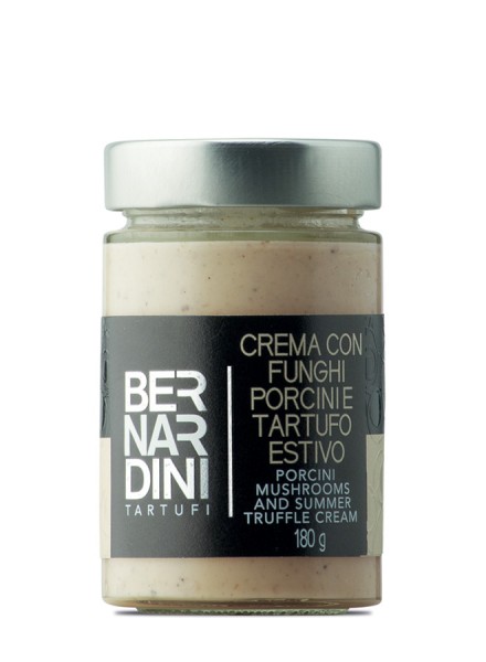 Crema di funghi porcini e tartufo 180 gr, 12,06 €, Bernardini Tartufi, Acqualagna