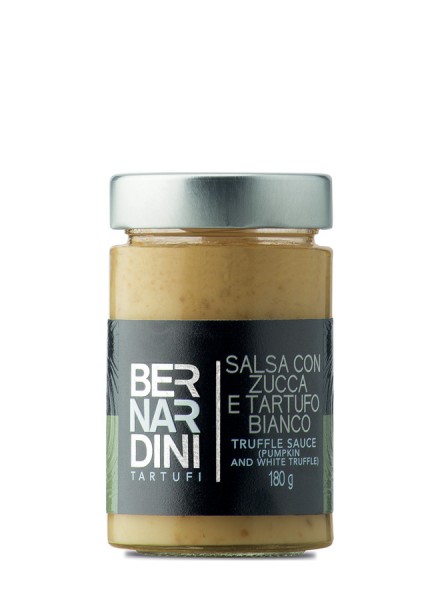 Salsa di zucca e tartufo bianco 180 gr, 18,76 €, Bernardini Tartufi, Acqualagna