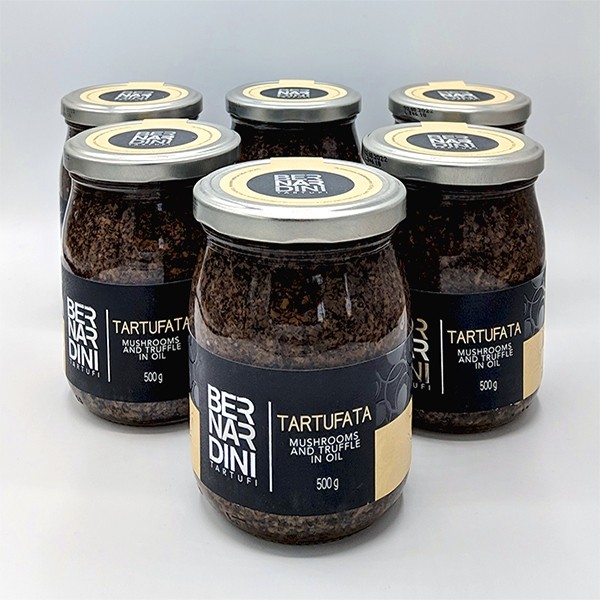 Pack Dispensa Salsa Tartufata 6 x 500gr, 131,34 €, Bernardini Tartufi, Acqualagna