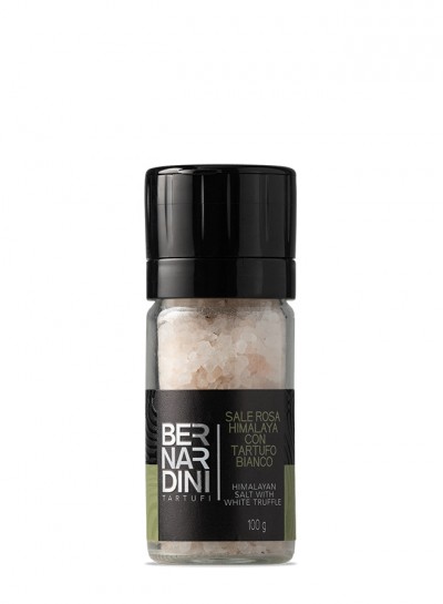 Sale rosa dell'Himalaya con tartufo bianco