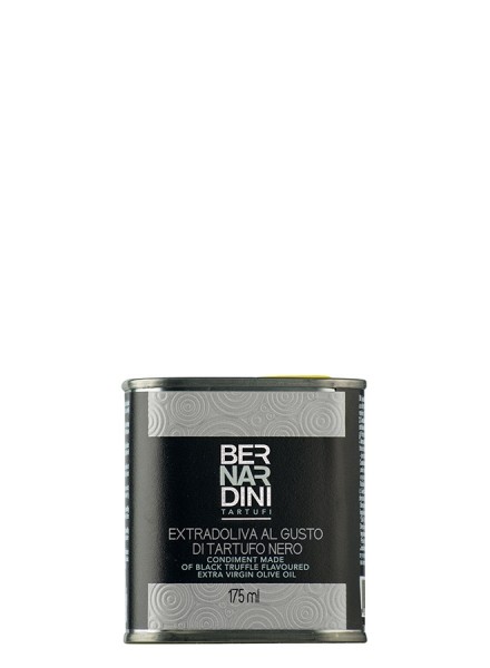 Black truffle oil in can 175 ml, 15,69 €, Bernardini Truffles, Acqualagna Italia