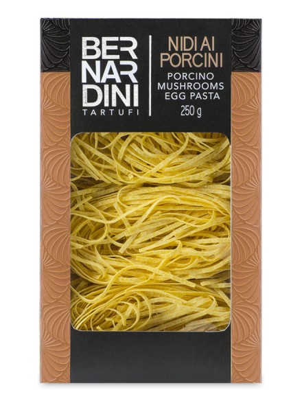 Egg pasta with porcini mushrooms, 13,09 €, Bernardini Truffles, Acqualagna Italia