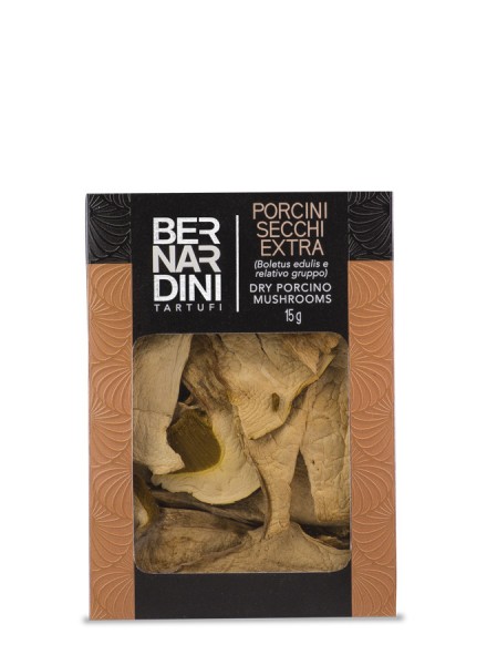 Dry porcino mushrooms 15 gr, 11,88 €, Bernardini Truffles, Acqualagna Italia