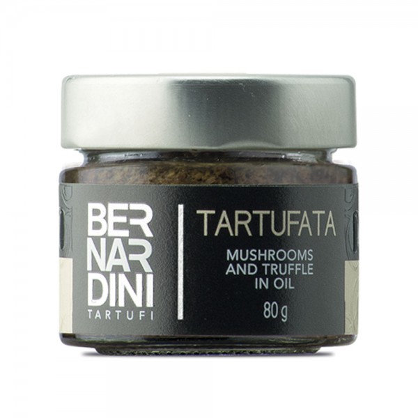 Mushrooms and truffle sauce 80 gr, 9,36 €, Bernardini Truffles, Acqualagna Italia