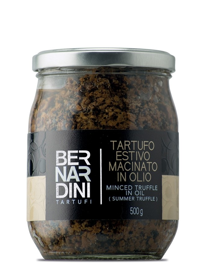 Sauce noire à la truffe d'été 5% aromatisée, 80g-180g-500g - Signorini  TARTUFI