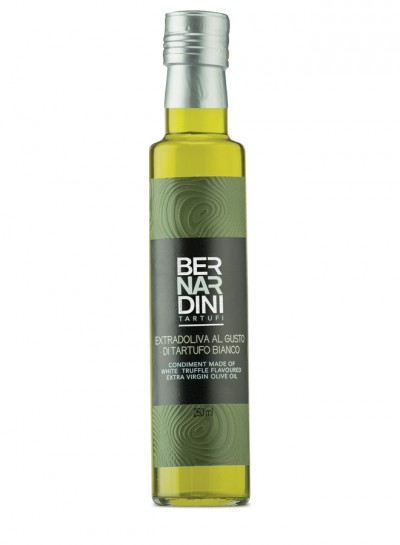 White truffle oil in bottle 250 ml