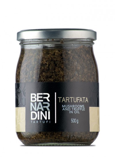 Mushrooms and truffle sauce 500 gr, 24,08 €, Bernardini Truffles, Acqualagna Italia