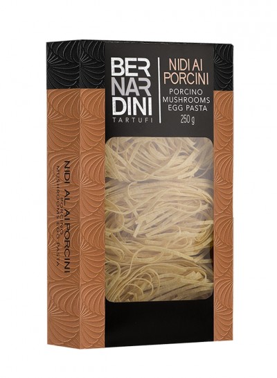Egg pasta with porcini mushrooms
