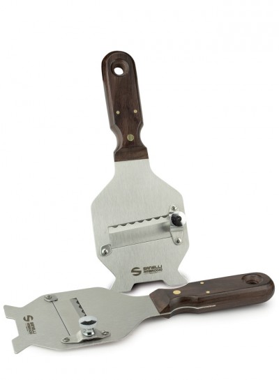Truffle slicer with wood handle