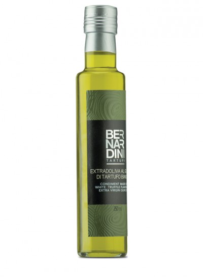 White truffle oil in bottle 250 ml