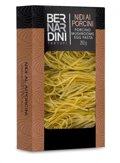 Egg pasta with porcini mushrooms